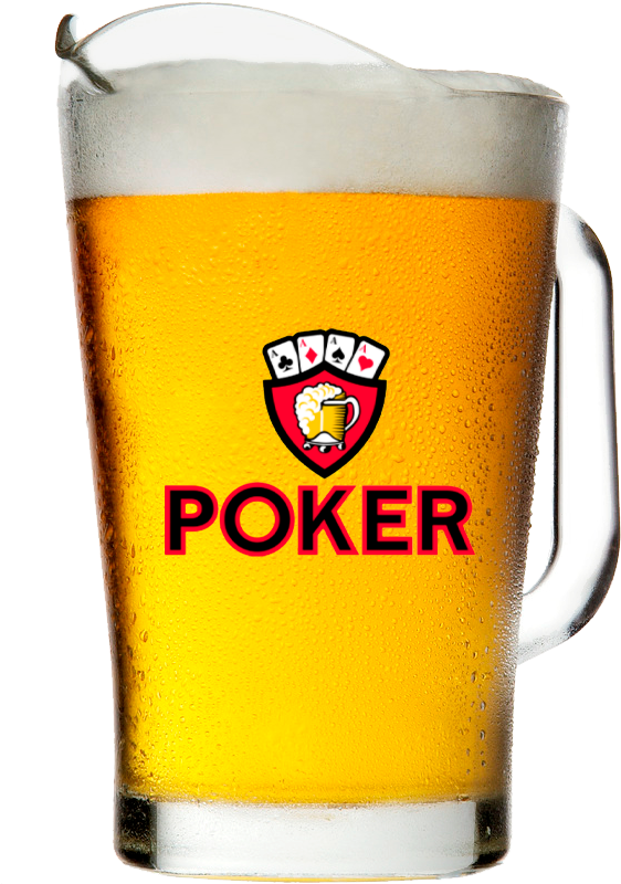 JARRA DE CERVEZA POKER