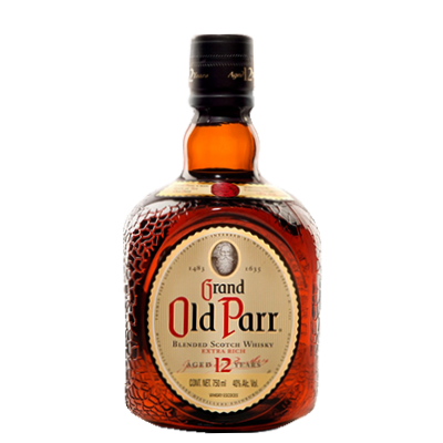 WHISKY OLD PARR 12 AÑOS BOTELLA