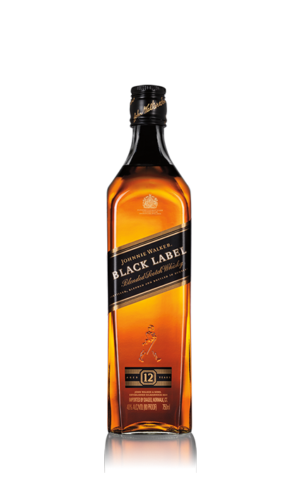 WHISKY JOHNNIE WALKER BLACK BOTELLA